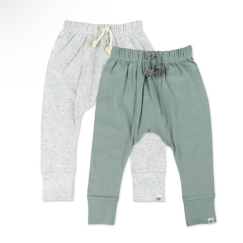 2-Pack Organic Cotton Honest Pants | Honest Baby Clothing