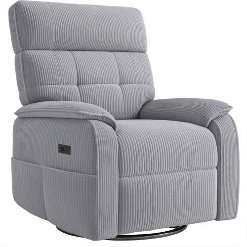 Electric Swivel Rocker Recliner Chair - Oversized Heavy Duty Reclining – Overstock