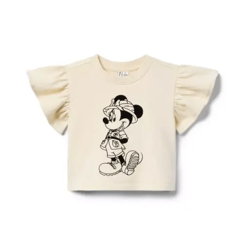 Girl Freshwater Pearl Disney Minnie Mouse French Terry Top by Janie and Jack