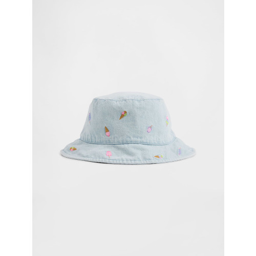 Baby & Toddler Embroidered Denim Bucket Hat