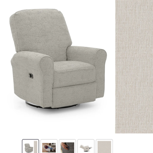 Best Chairs Josey Power Swivel Glider Recliner – Bambi Baby