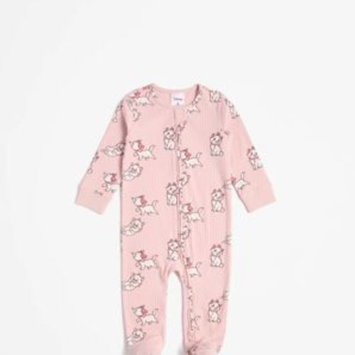 Baby Organic Cotton Print Zip Coverall - Cherries | Target Australia