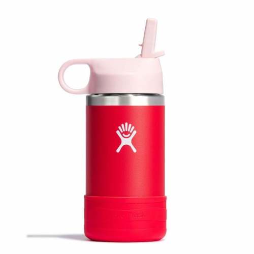 12 oz Kids Wide Mouth w/ Straw Cap