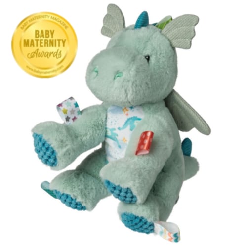 Taggies Drax Dragon Soft Toy - 11" - Mary Meyer Stuffed Toys