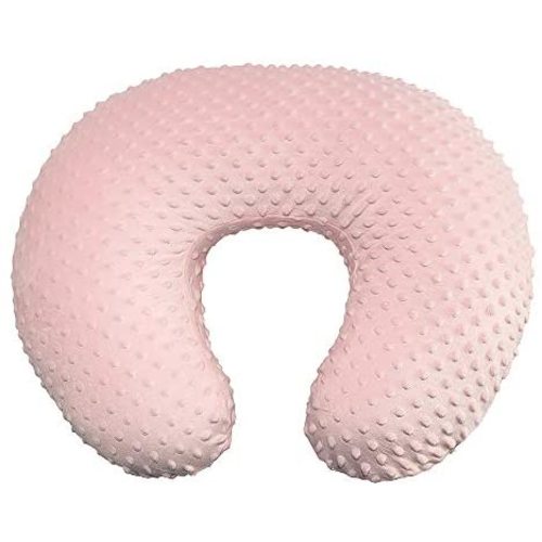 Owlowla Minky Nursing Pillow Cover, Breastfeeding Pillow Slipcover Fits Nursing Pillow for Baby Boy Girl(Blush Pink)