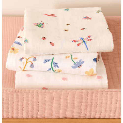 West Elm - Little Garden Organic Cotton Swaddle Set