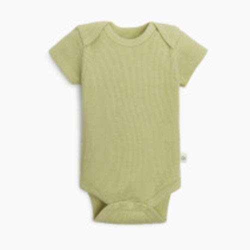 Tiny Kind Waffle Bodysuit - Lt. Olive, 9-12 M
