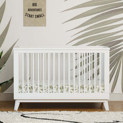 Babyletto Scoot 3-in-1 Convertible Crib with Toddler Bed Conversion Kit