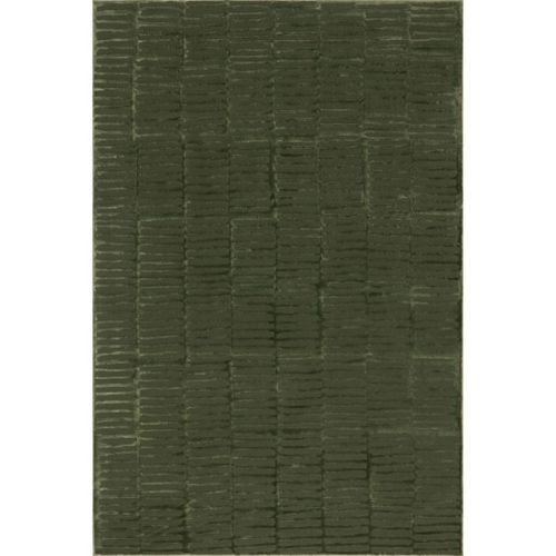 Nuloom Kailani Geometric Machine Washable Indoor Area Rug, 5’ X 8', Green : Target