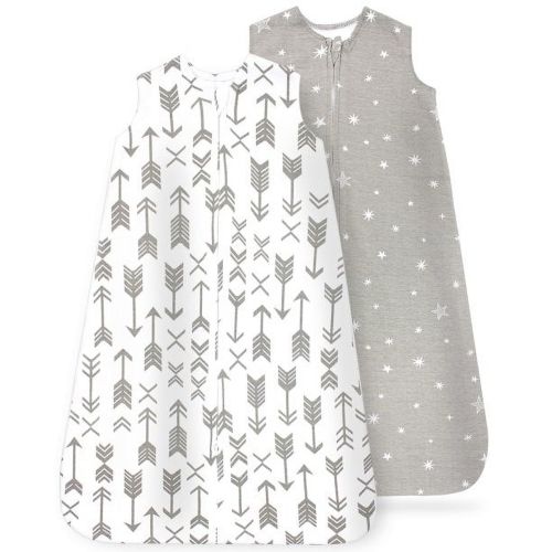 Baby Sleep Sack 3-6 Months, Cotton Sleep Sacks for 3-6 Months, Unisex Sleeping Bag Sack, Small Size, 2-Way Zipper, 0.5 Tog Breathable Cotton
