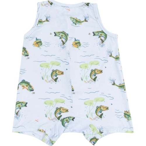 Sleeveless Shortie Romper, Bass - Angel Dear | Maisonette