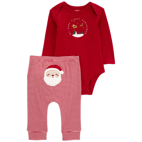 Baby 2-Piece My First Christmas Outfit Set