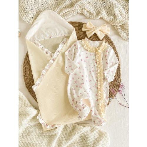 Baby girl sleeper set