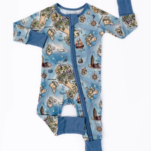 Neverland Map Bamboo Sleeper