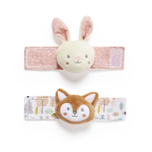 Oscar & Florri Woodland Wrist Rattles