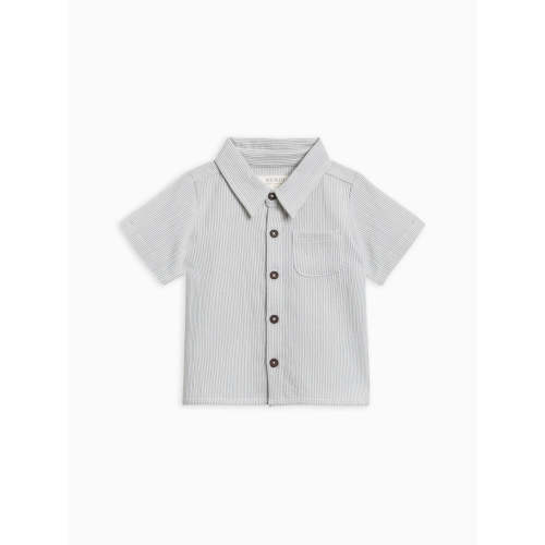 Landon Seersucker Collared Button Down Shirt