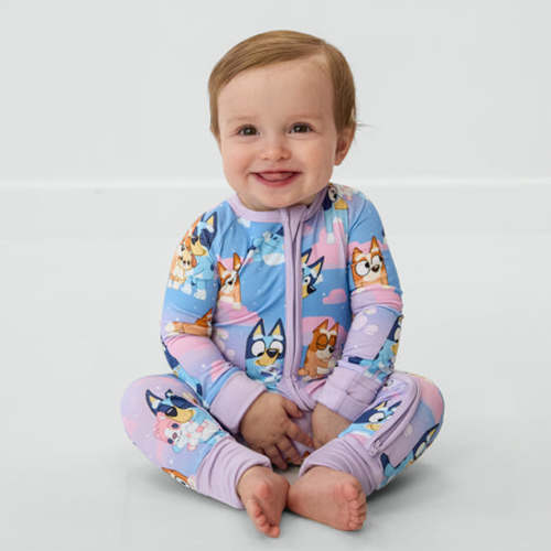 Bluey Purple Sleepytime Zippy