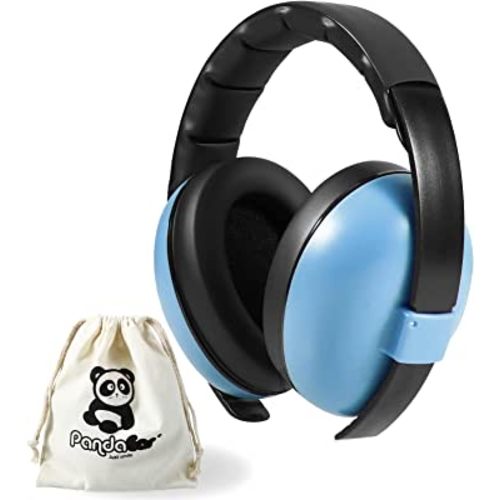 PandaEar Baby Ear Protection Noise Cancelling HeadPhones Ages 0-3 Years | Infant Hearing Protection Earmuffs -Blue