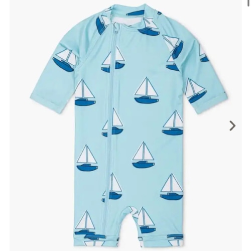 Monica + Andy Long Rashguard One-Piece Set sail