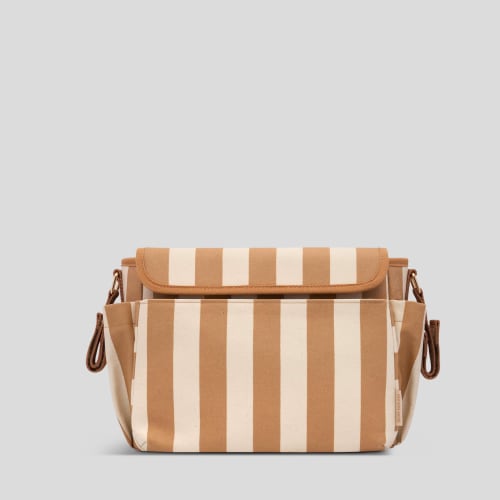 Carryall Pram Caddy -- Tan Stripe – BON MAXIE