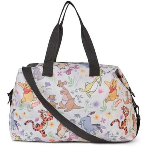 Disney Tote Duffel Bag Mickey Mouse Friends All Over Print Weekender Travel