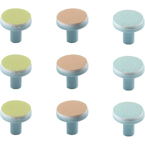 Baby Nail Trimmer Pads, Brounit - Nail Trimmer Replacement Pads, Baby Nail File Sandpaper Pads, Electric Baby Nail Grinding Heads Universal for Standard Baby Nail Trimmer (1 A - Mixed Grinding Head)