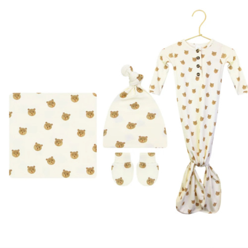 Teddy Newborn Hat Bundle (Gown) – Lou Lou & Company
