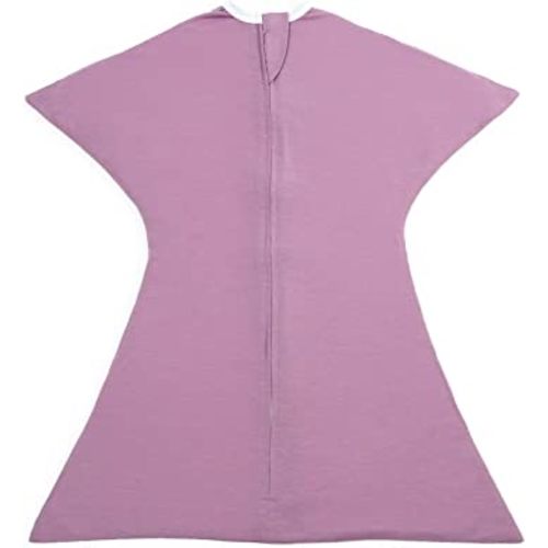 SleepingBaby Zipadee-Zip Transition Swaddle - Cozy Baby Sleep Sack with Zipper, Polyester, Spandex - Roomy Baby Wearable Blanket for Easy Diaper Changes - Classic Lavender, Medium (6-12 Month)