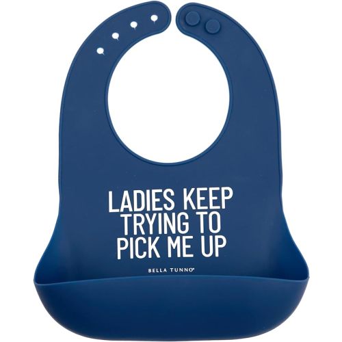 Bella Tunno Wonder Bib – Waterproof Silicone Bibs for Boys & Girls, Non-toxic & BPA Free Silicone Baby Bibs & Toddler Bibs