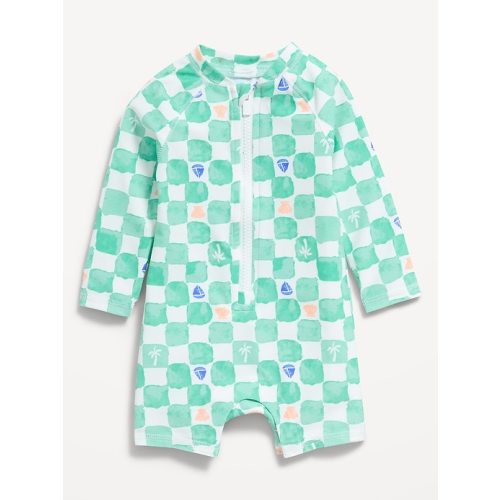 Printed Swim Rashguard Bodysuit for Baby