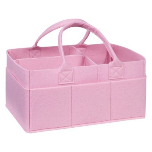 Sammy & Lou Trend Lab Felt Storage Caddy, Color: Ice Pink