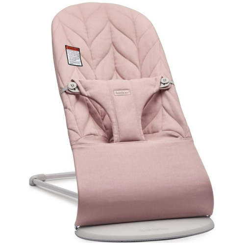 BabyBjörn Bouncer Bliss, Light Gray Frame Petal Pink