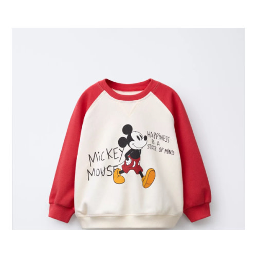 MICKEY MOUSE © DISNEY SWEATSHIRT - Red / White | ZARA United States