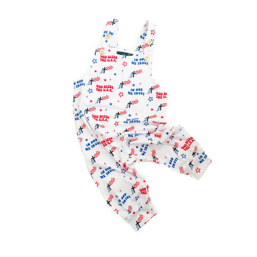 God Bless the USA Overalls – OUR HOUSE ABOVE