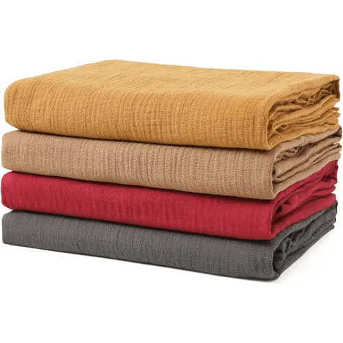 GLLQUEN BABY 4-Pack Muslin Swaddle Blankets for Unisex, Soft Breathable Receiving Blankets Neutral, Baby Swaddle Blanket for Boys and Girls, Newborn Essentials