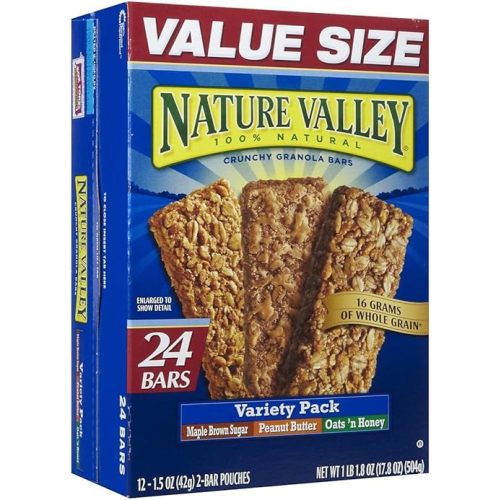 Nature Valley Crunchy Granola Bars, Variety Pack - 0 - 17.8 oz - 24 ct