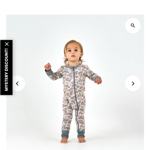 Baby Zip Up - Classic Deer Camo – BURLEBO