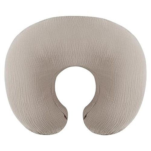Muslin Nursing Pillow Cover in Fog