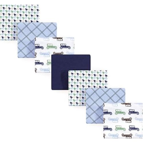 Hudson Baby Unisex BabyCotton Flannel Receiving Blankets Bundle