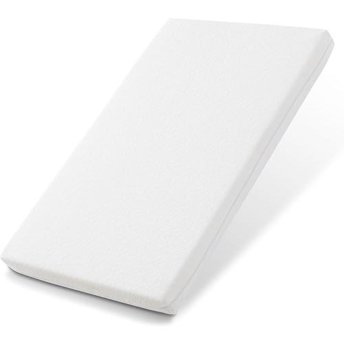 ANGELBLISS Pack and Play Mattress, 38 x 26 Pack N Play Mattress for Baby and Toddlers, Gel Memory Foam Mattress with Removable Cover, Dual Side Premium Playpen Mattress