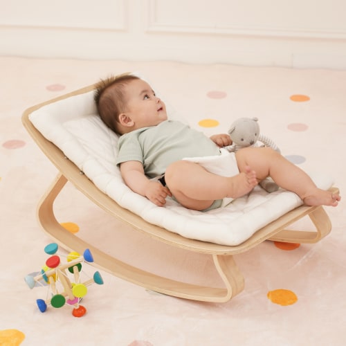 Nest Wooden Baby Rocker | Comfy Infant Lounger | Avenlur