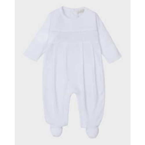 Kid's Charmed Hand Smocked Footie, Size Premie-6M