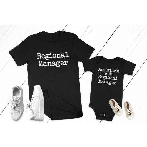 Regional Manager Shirt Matching Father Son Shirts Assistant - Etsy