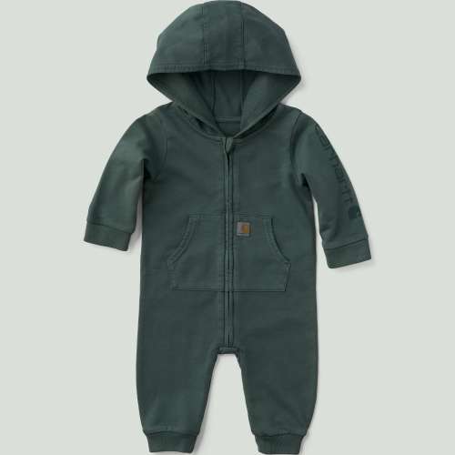Boys' Long Sleeve Re-Engineered Garment Dye Hooded Coverall  (Baby)