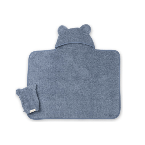 Hooded Towel + Wash Mitt Set Rain - Bella Tunno Towels | Maisonette