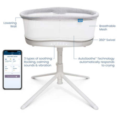 Smart Bassinet: HALO BassiNest® Connected Swivel Sleeper 3.0
