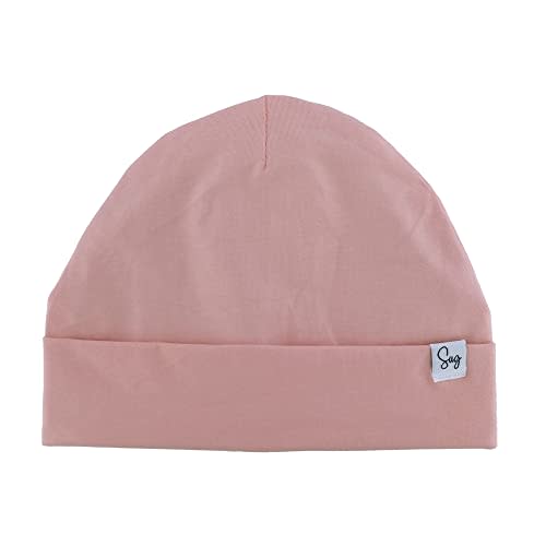 Jersey Beanie Hat for Newborn Baby Boys Girls Silky Satin Lined Hats Bonnet Toddler Infant Little Kids Beanies Caps