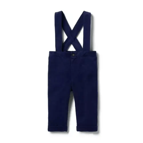 Newborn Merchant Marine Baby Corduroy Suspender Pant by Janie and Jack