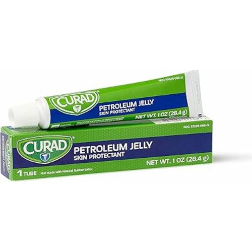 CURAD Petroleum Jelly, Skin Protectant and Moisturizer, 1 oz. Tube
