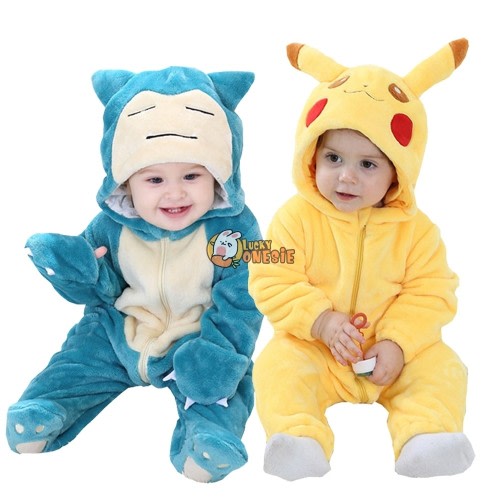 Newborn Snorlax Anime Onesie Infant Halloween Costumes Outfit